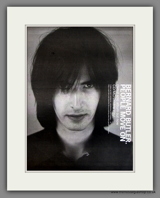 Bernard Butler, People Move On. Original Advert 1998 (ref AD11681)