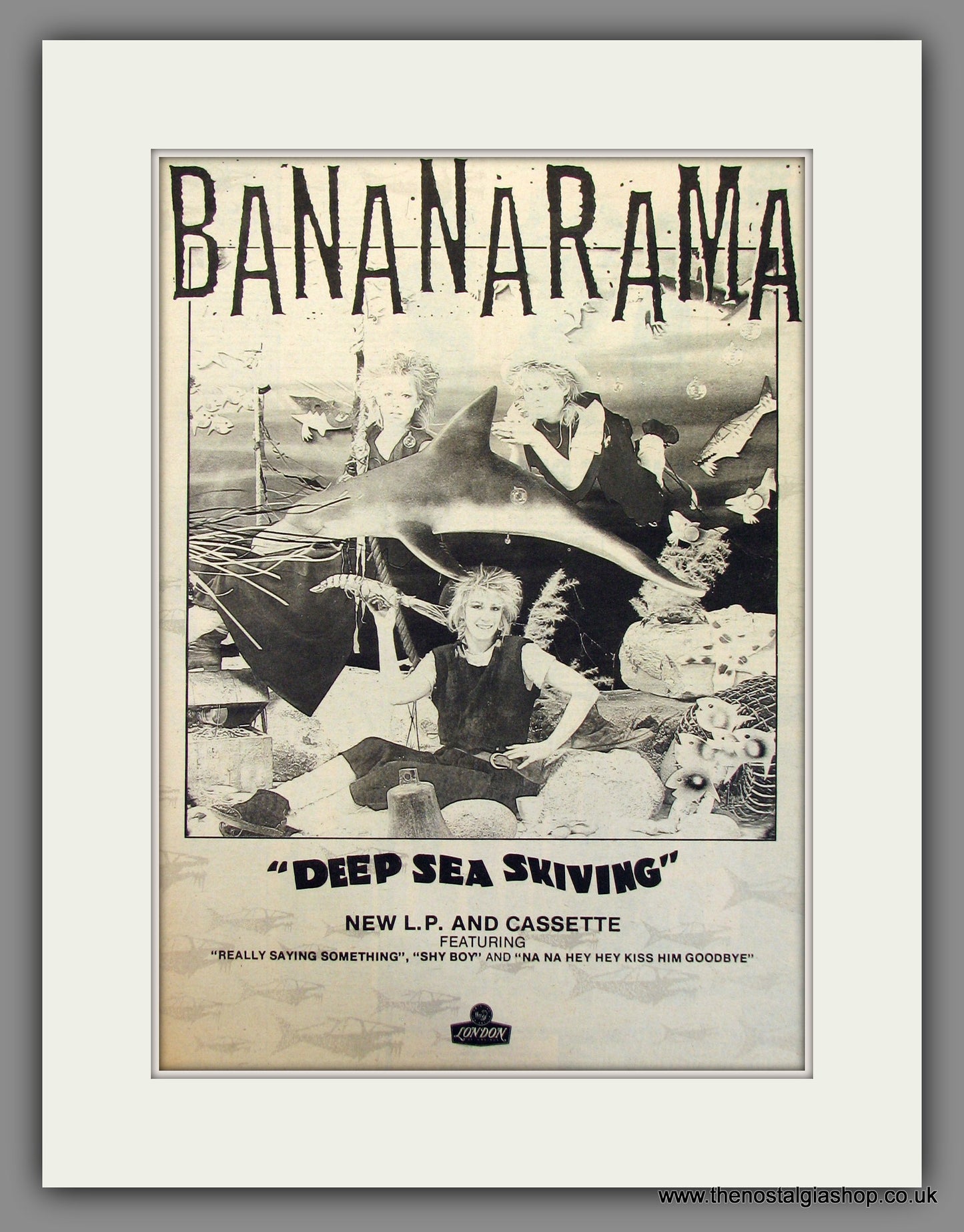 Bananarama, Deep Sea Skiving. Original Advert 1983 (ref AD11701)