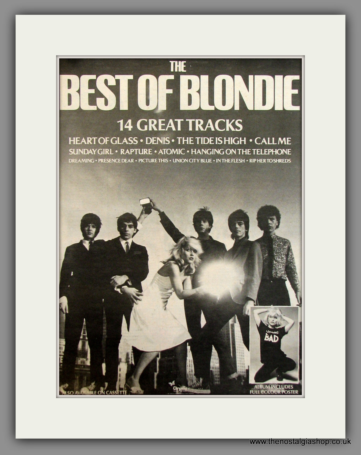 Blondie, The Best Of Blondie. Original Advert 1981 (ref AD11743)