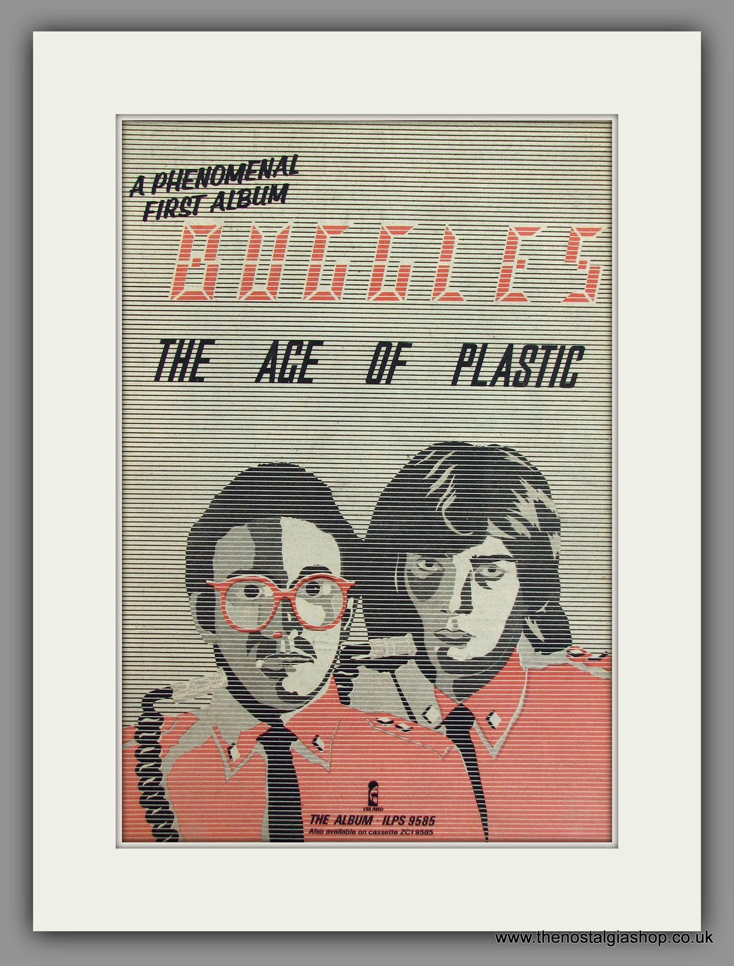 Buggles, The Age Of Plastic. Original Advert 1980 (ref AD11747)