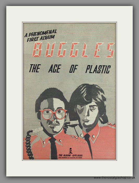 Buggles, The Age Of Plastic. Original Advert 1980 (ref AD11747)