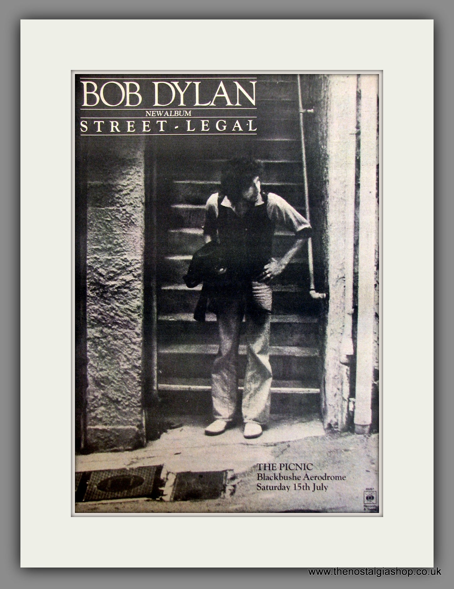 Bob Dylan, Street-Legal. Original Advert 1978 (ref AD11766)