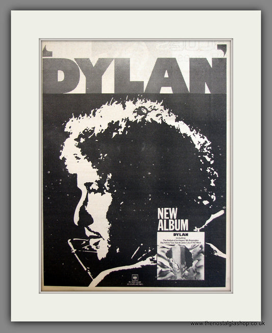 Bob Dylan, New Album. Original Advert 1973 (ref AD11769)