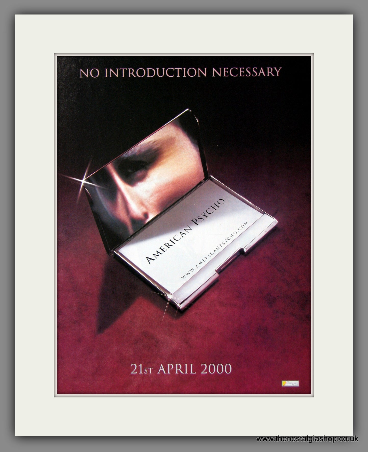 American Psycho. 2000 Original Advert (ref AD54726)