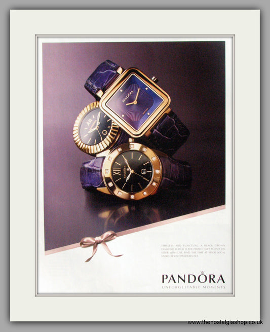 Pandora Watches. Original Advert 2010 (ref AD7993)