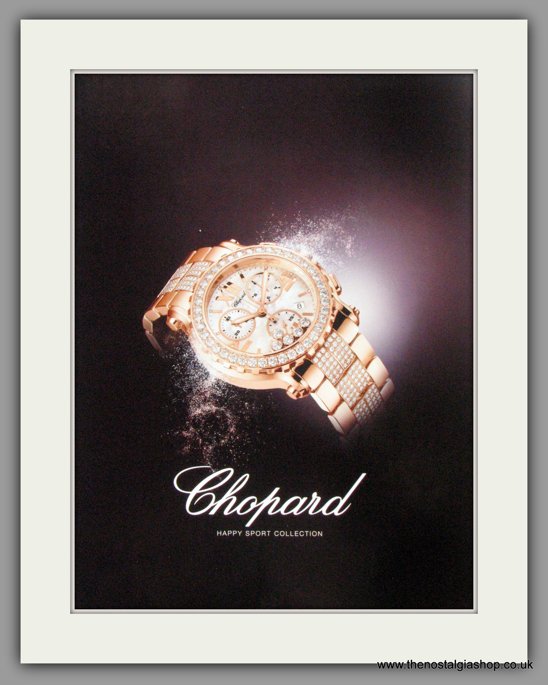 Chopard Watches Happy Sport Collection. Original Advert 2009 ref