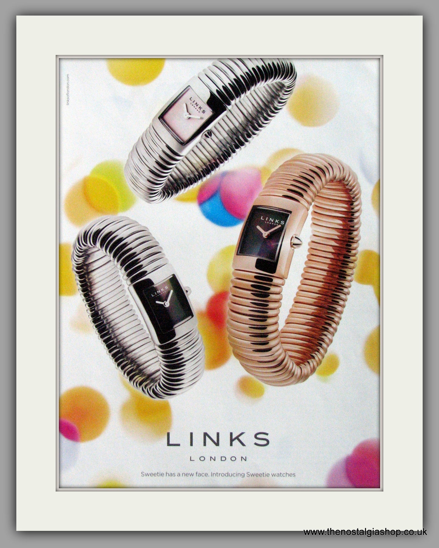 Links London Sweetie Watches. Original Advert 2009 (ref AD50137)