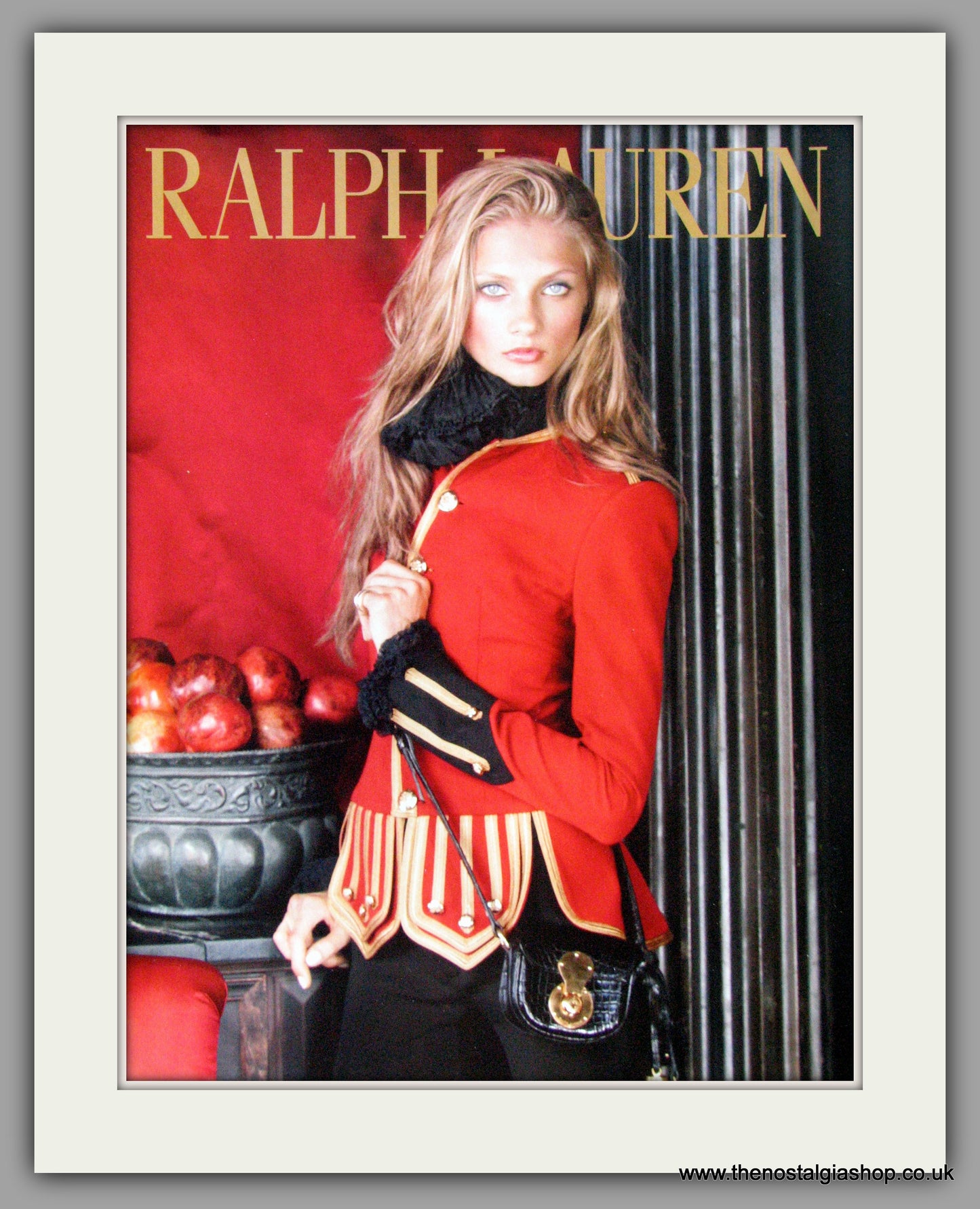 Ralph Lauren Stirrup Watch. Original Double Advert 2010 (ref AD50163)