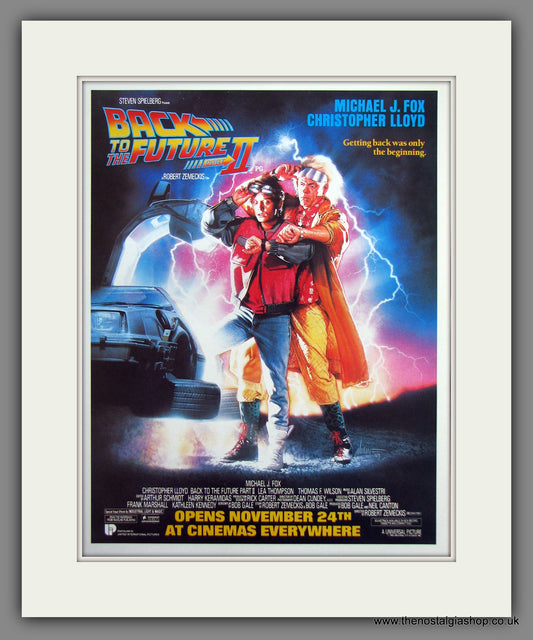 Back To The Future II. 1989 Original Advert (ref AD54654)