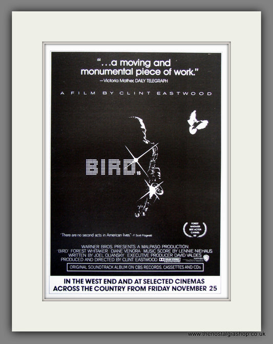 Bird. 1988 Original Advert (ref AD54658)