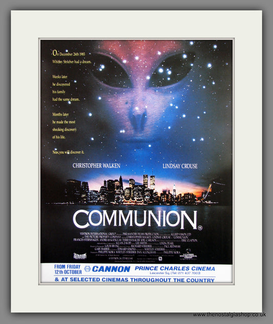 Communion. 1989 Original Advert (ref AD54702)