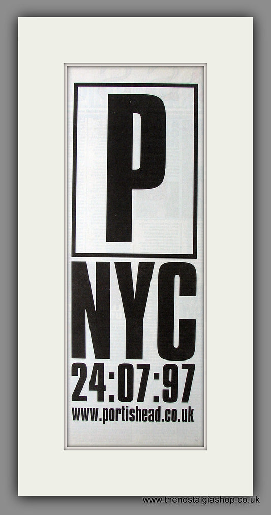 Portishead. NYC. Original Advert 1997 (ref AD200060)