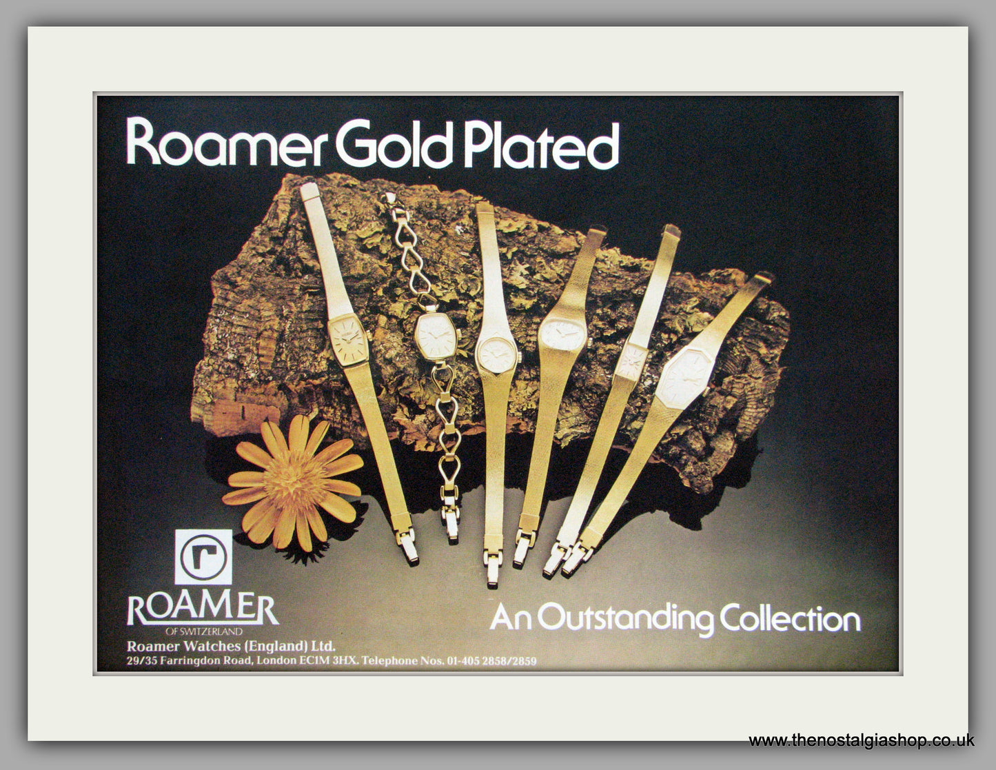 Roamer Gold Plated Watches Original Advert 1979 (ref AD7058)