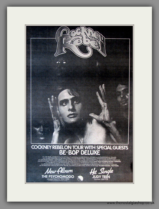 Cockney Rebel. UK Tour. Original Advert 1974 (ref AD11797)