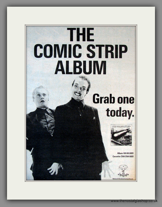 Comic Strip Album. Original Advert 1981 (ref AD11818)