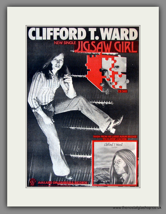 Clifford T. Ward. Jigsaw Girl. Original Advert 1975 (ref AD11820)