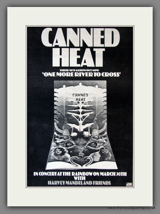 Canned Heat. One More River To Cross. Original Advert 1974 (ref AD11831)