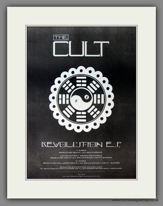 Cult (The) Revolution. Original Advert 1985 (ref AD11837)