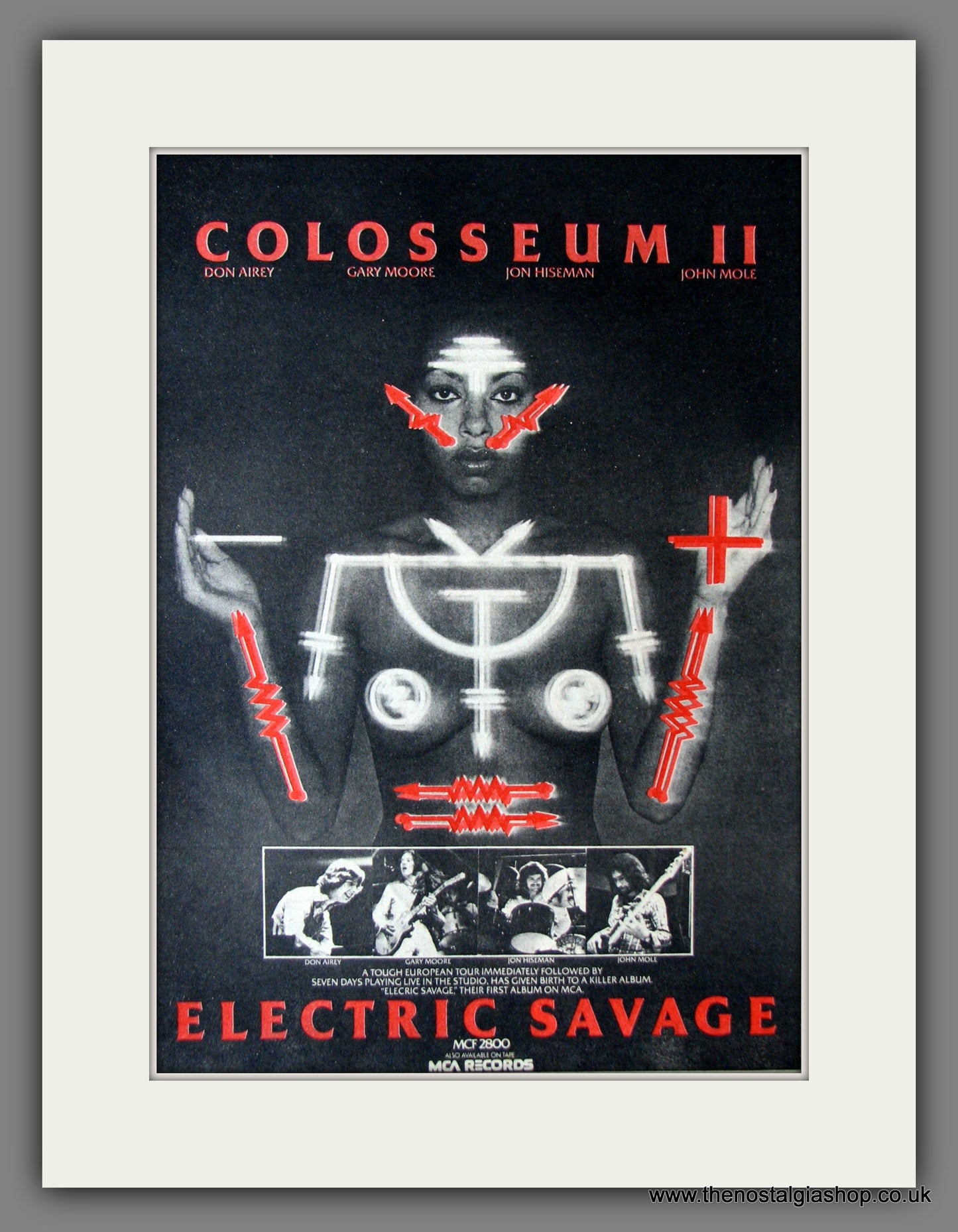 Colosseum II. Electric Savage. Original Advert 1977 (ref AD11850)