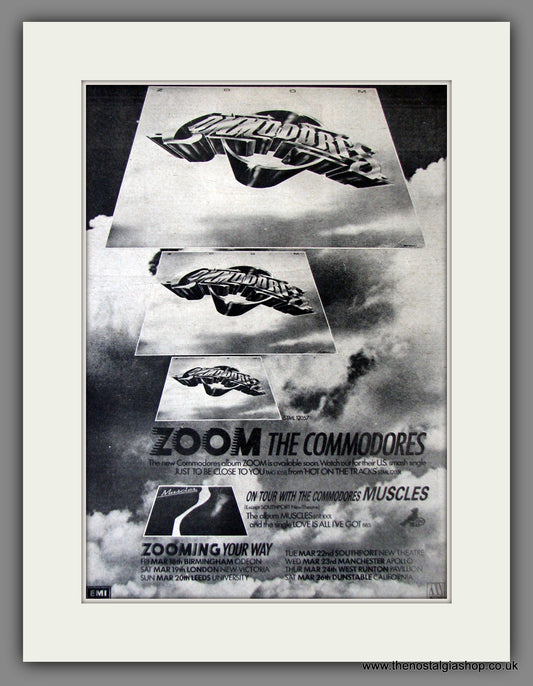 Commodores (The) Zoom. Original Advert 1977 (ref AD11852)