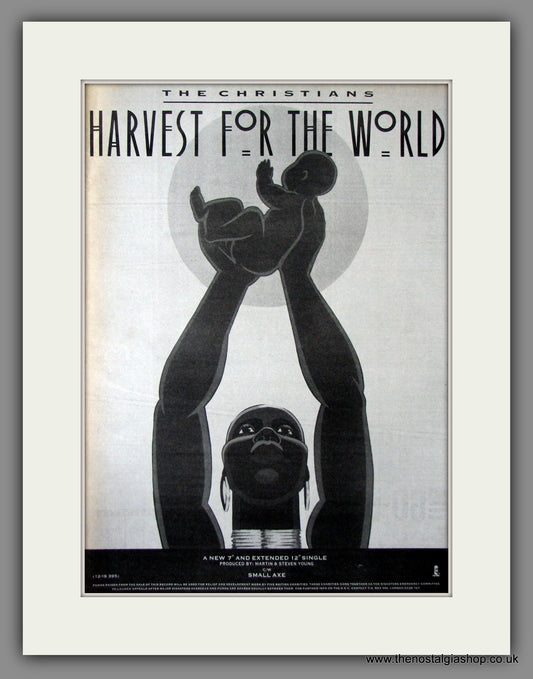 Christians (The) Harvest For The World. Original Advert 1988 (ref AD11876)