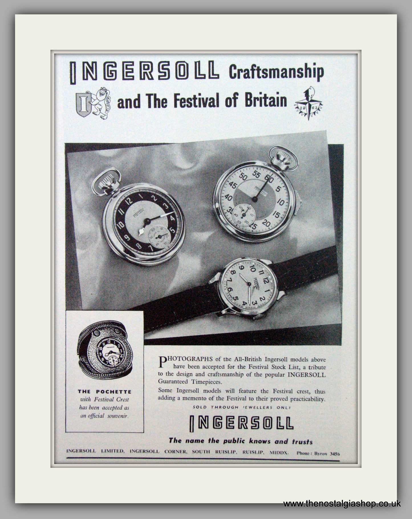 Orologi hot sale ingersoll vintage