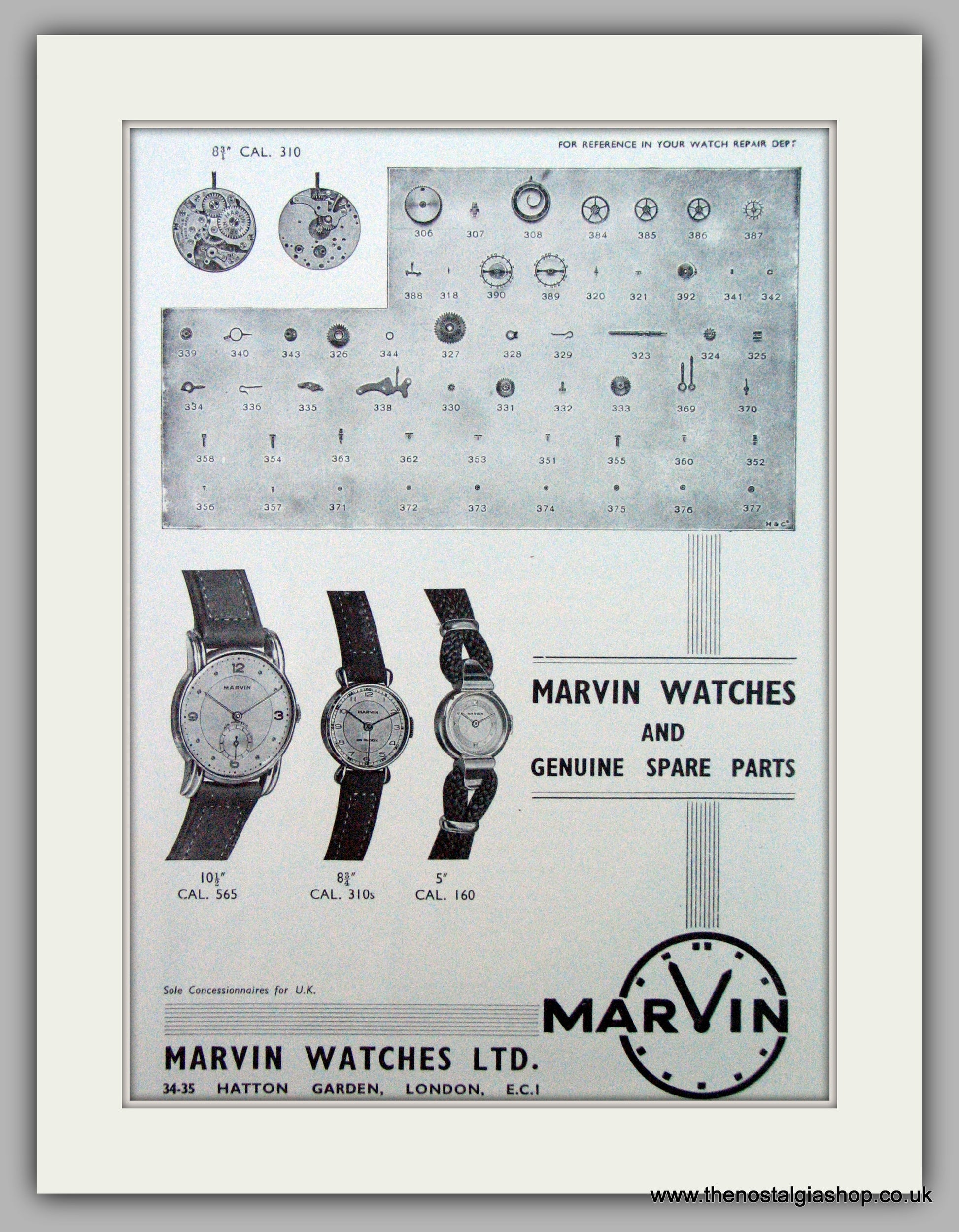 Marvin best sale watch co