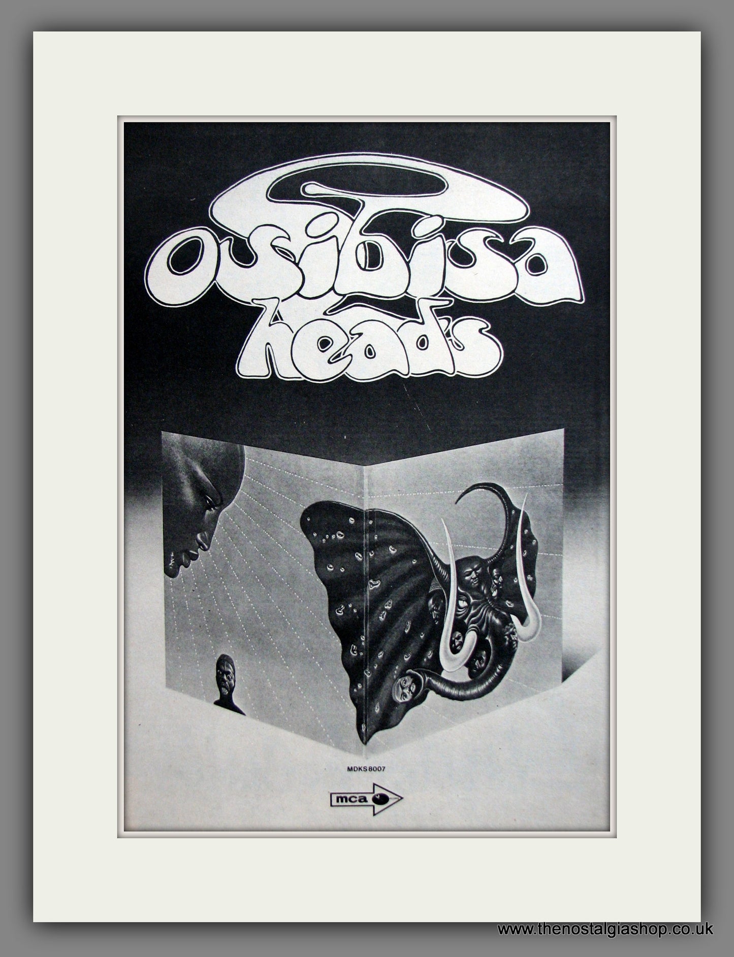 Osibisa. Heads. Original Advert 1972 (ref AD11920)