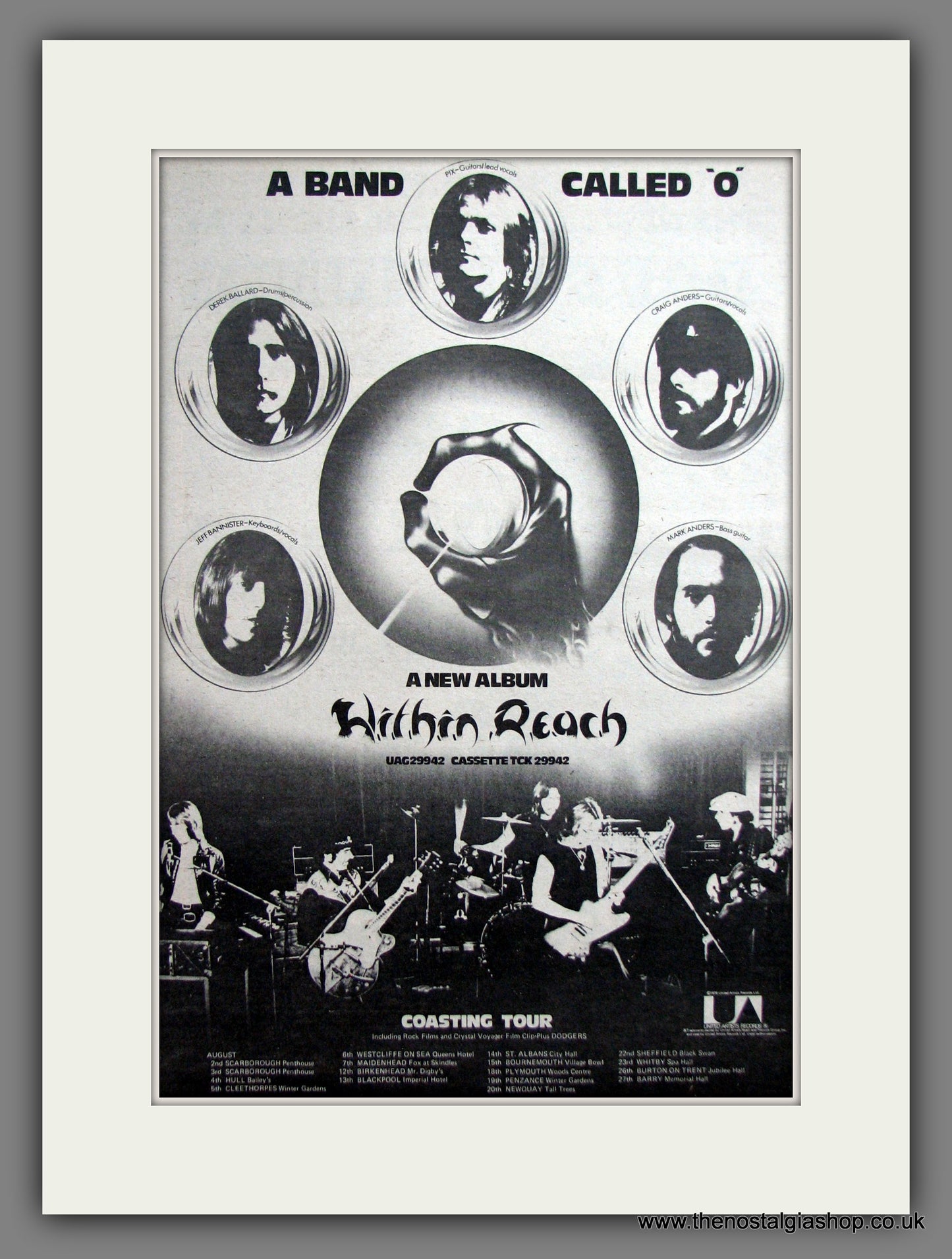 O Band. Within Reach. Original Advert 1976 (ref AD11921)