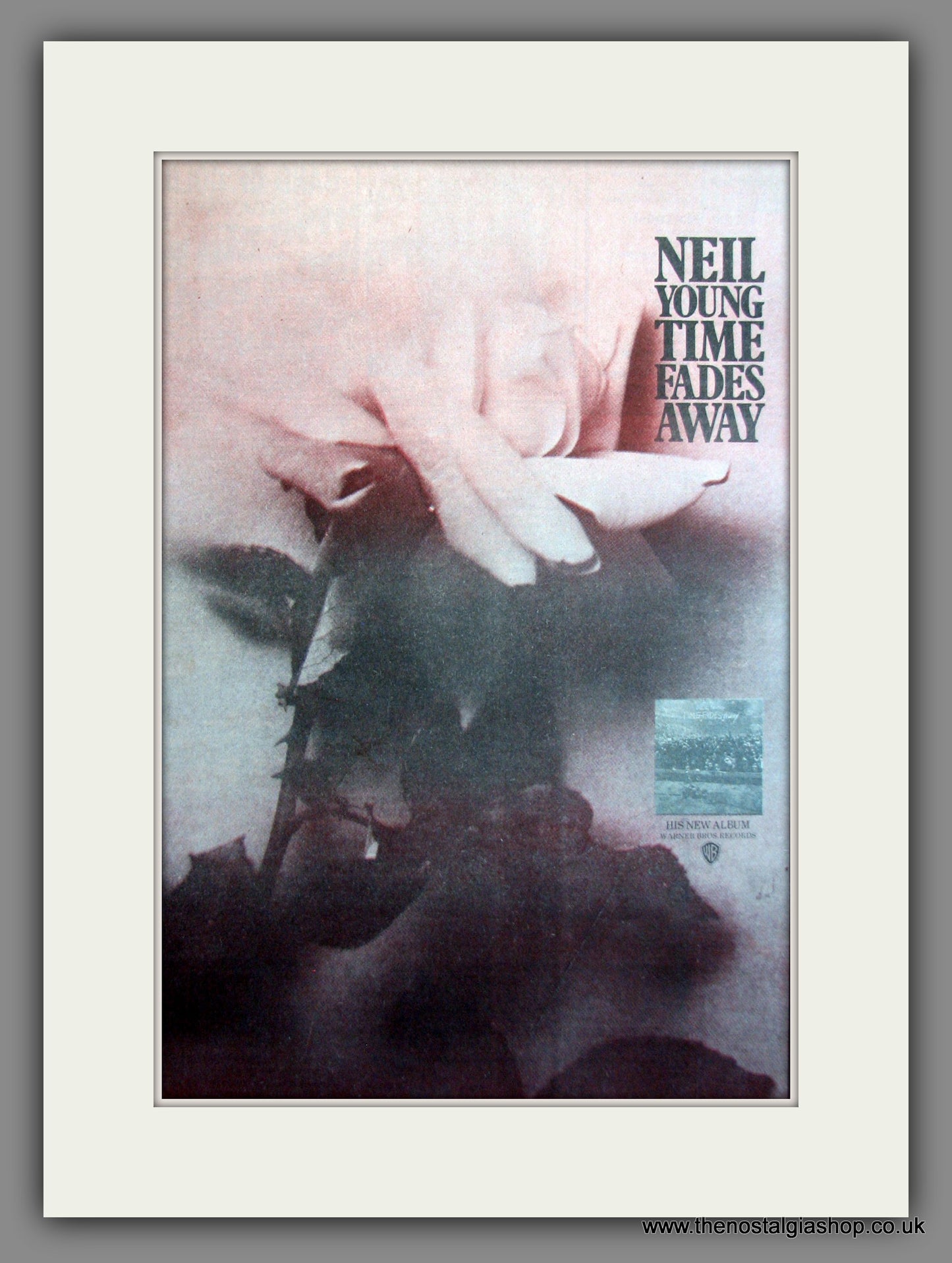 Neil Young. Time Fades Away. Original Advert 1973 (ref AD12033)