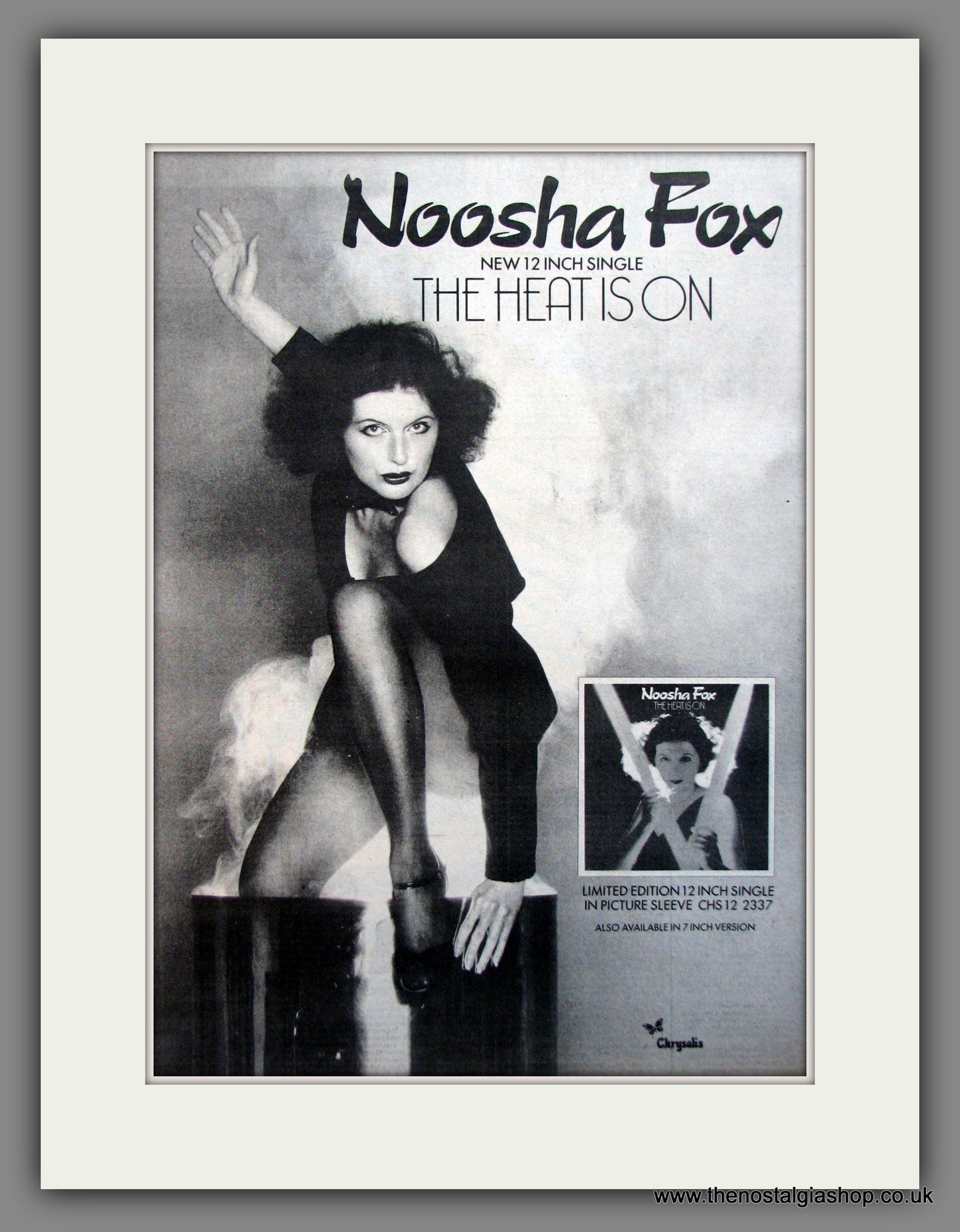 Noosha Fox. The Heat Is On. Original Advert 1979 (ref AD12055)