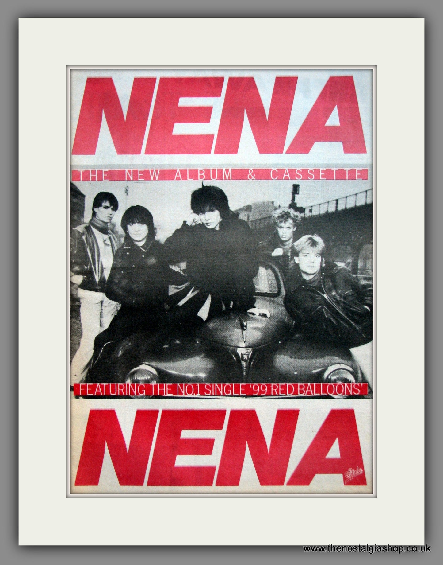 Nena. 99 Red Balloons. Original Advert 1984 (ref AD12073)