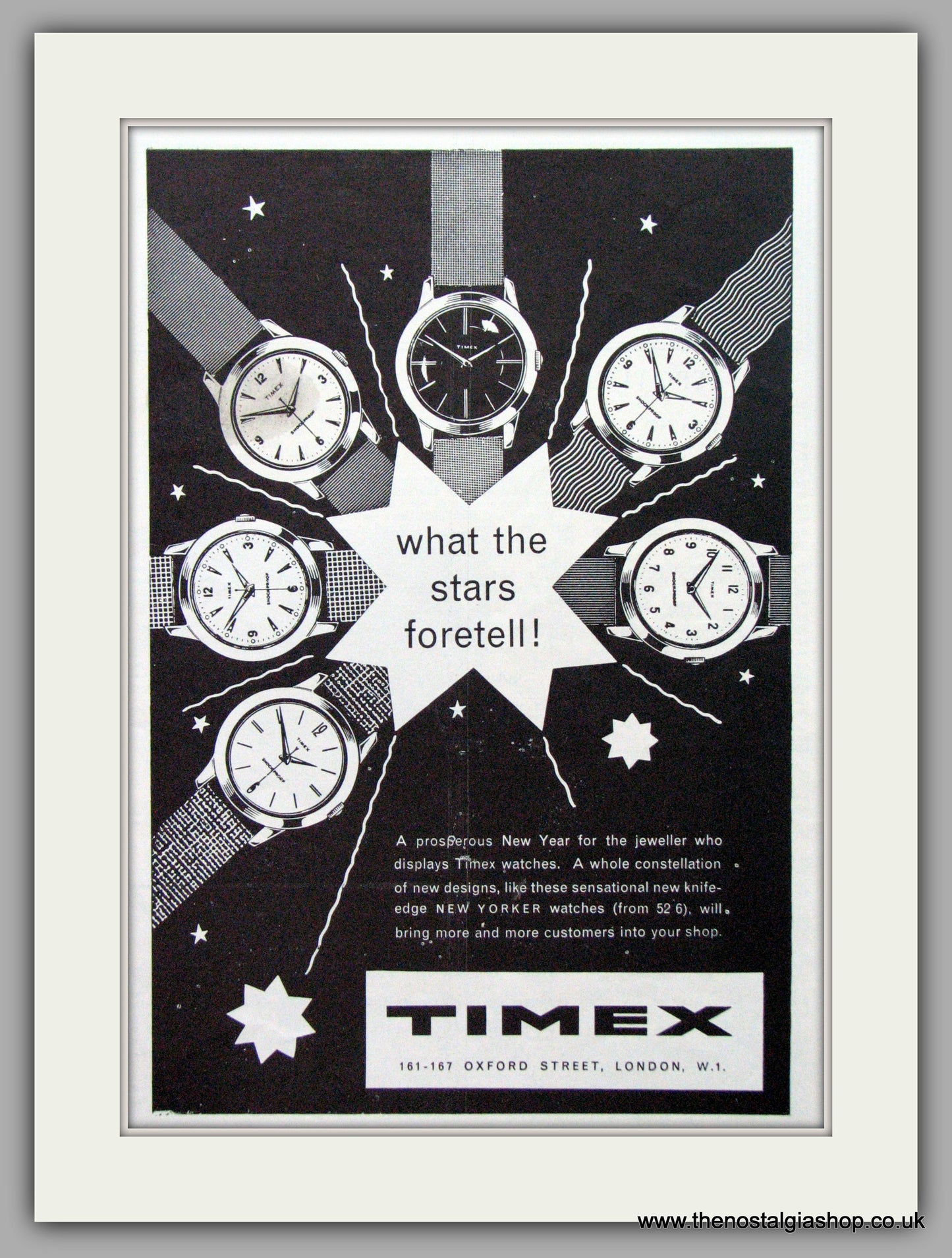 Timex Watches. Original Advert 1959.  (ref AD7610)