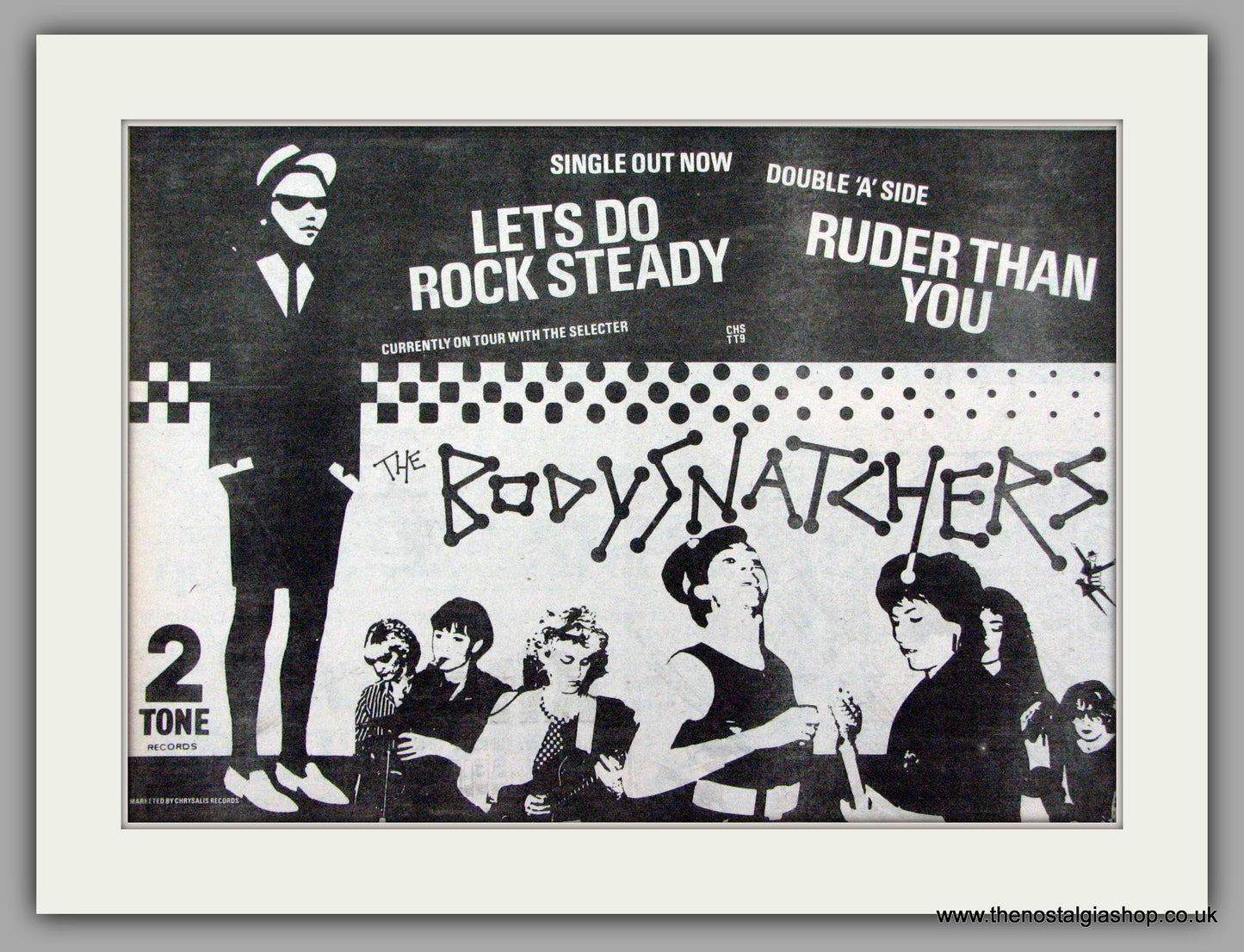 Bodysnatchers (The) Lets Do Rock Steady. Vintage Advert 1980 (ref AD7475)