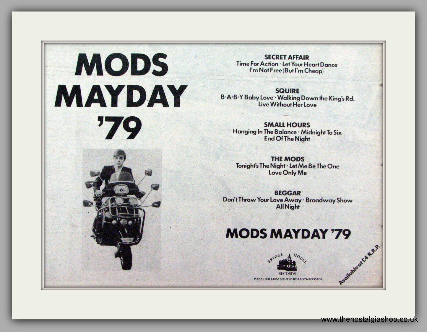 Mods Mayday '79. Vintage Advert 1979 (ref AD7484)