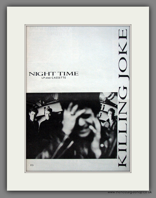 Killing Joke. Night Time. Original Advert 1985 (ref AD11999)