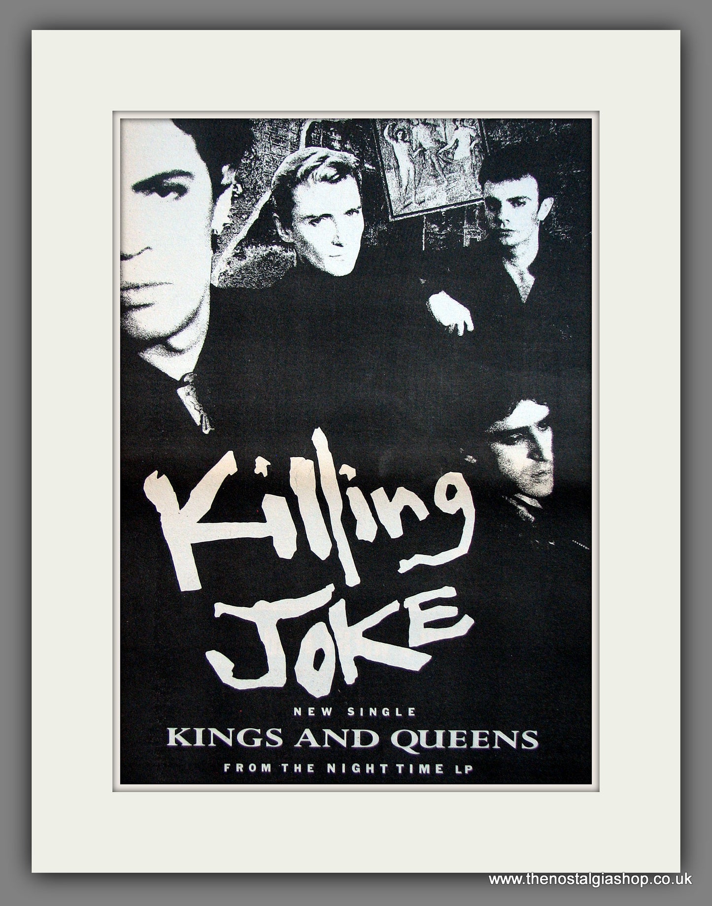 Killing Joke. Kings And Queens. Original Advert 1985 (ref AD12000)