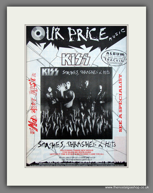 Kiss. Smashes, Thrashes & Hits. Original Advert 1988 (ref AD12006)