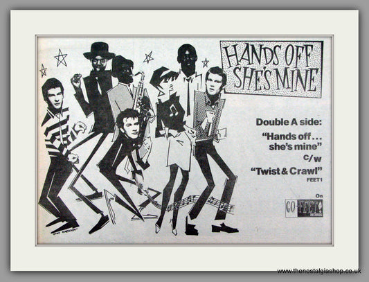 Beat (The) Hands Off She's Mine. Vintage Advert 1980 (ref AD7503)