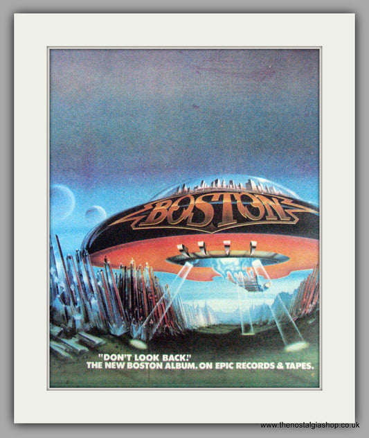 Boston. Don't Look Back. Original Advert 1978 (ref AD9470)