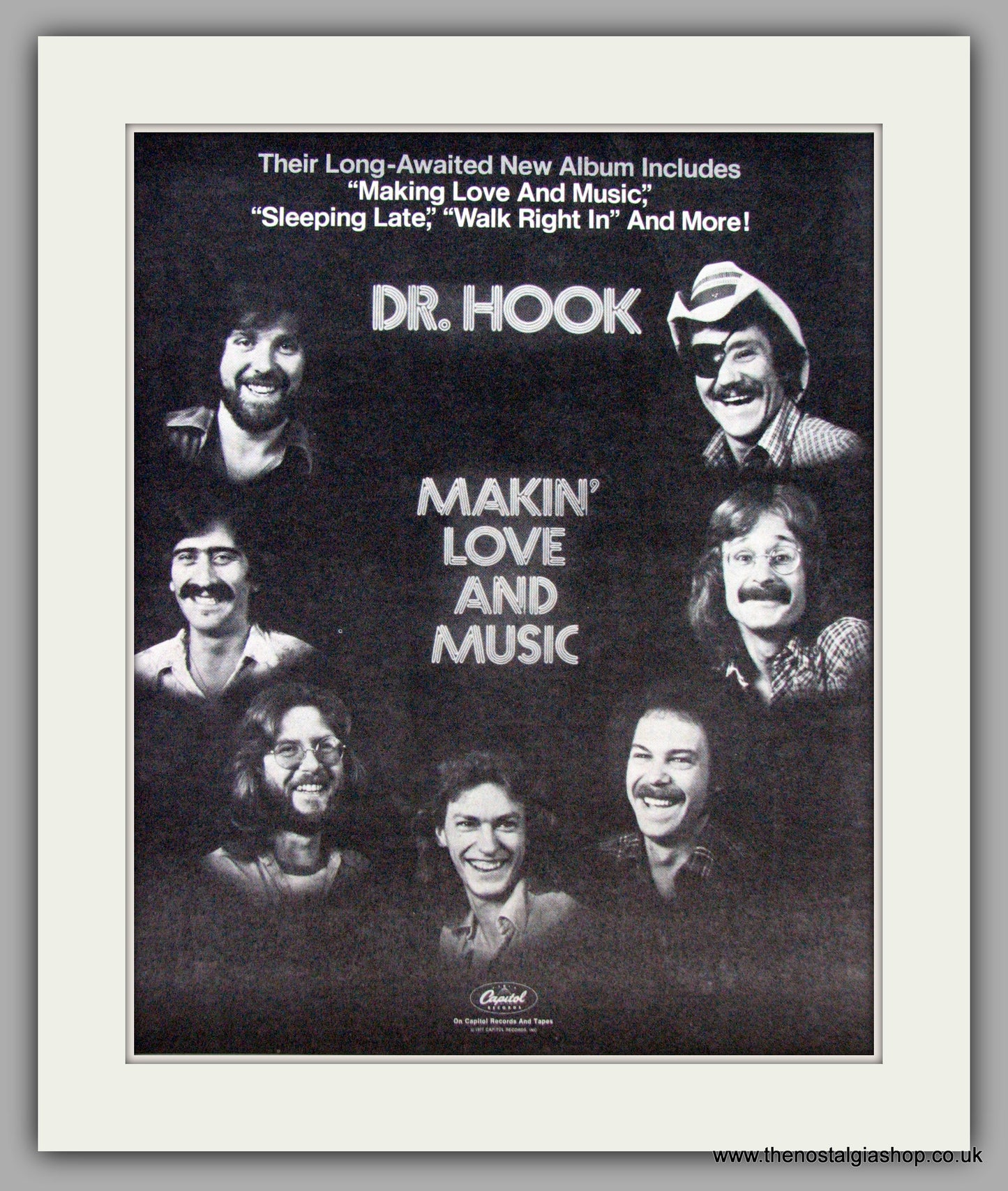 Dr. Hook. Making Love and Music. Original Advert 1977 (ref AD9471)