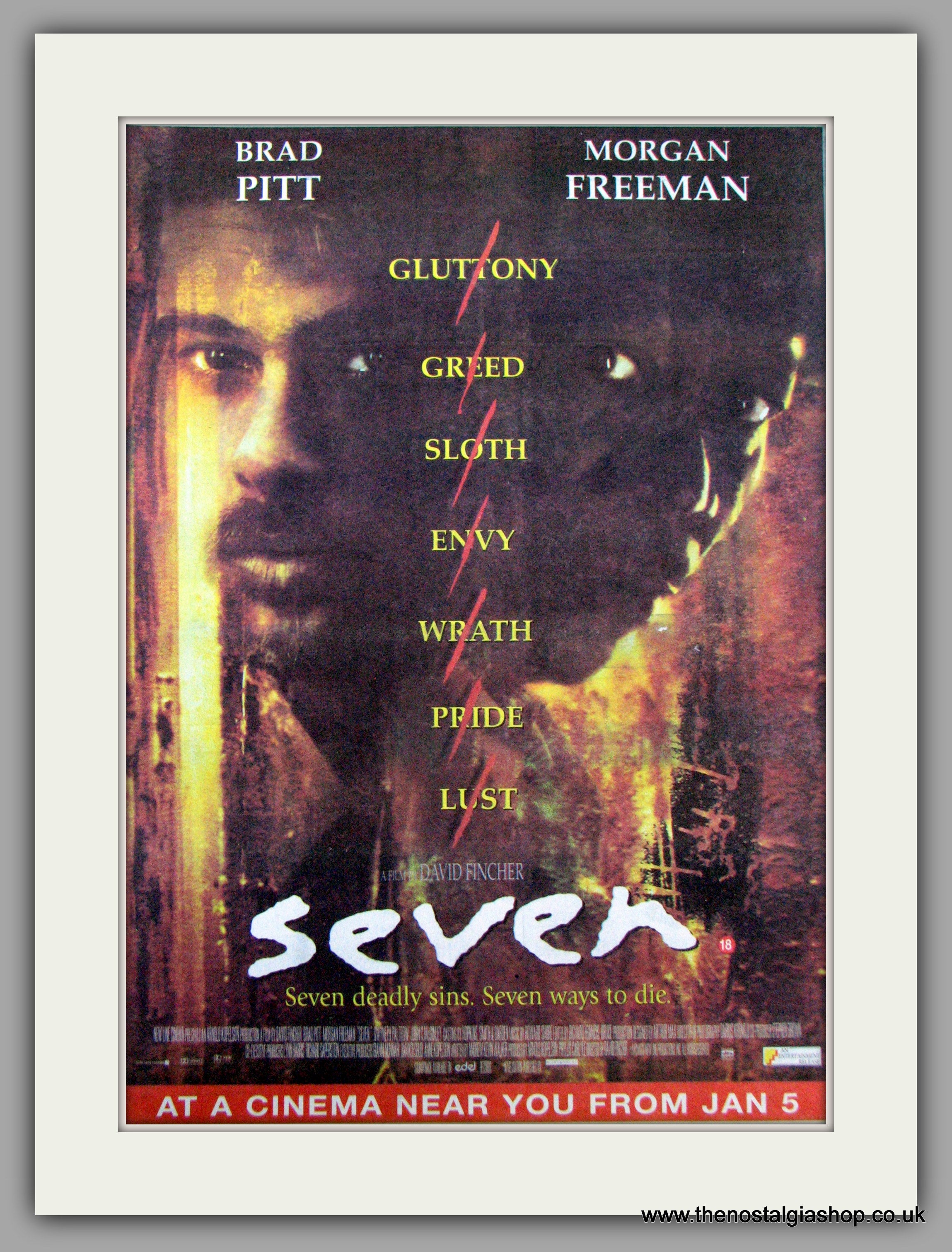 Seven. The Film. Vintage Advert 1996 (ref AD9500) – The Nostalgia Shop