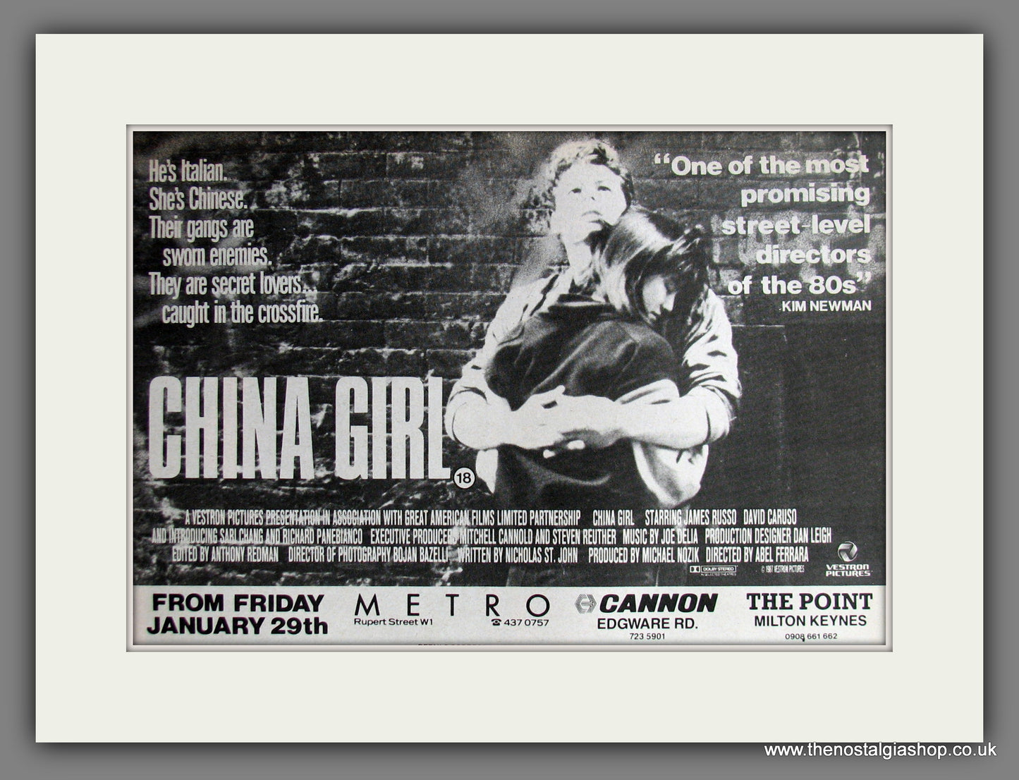 China Girl. 1988 Original Advert (ref AD54843)