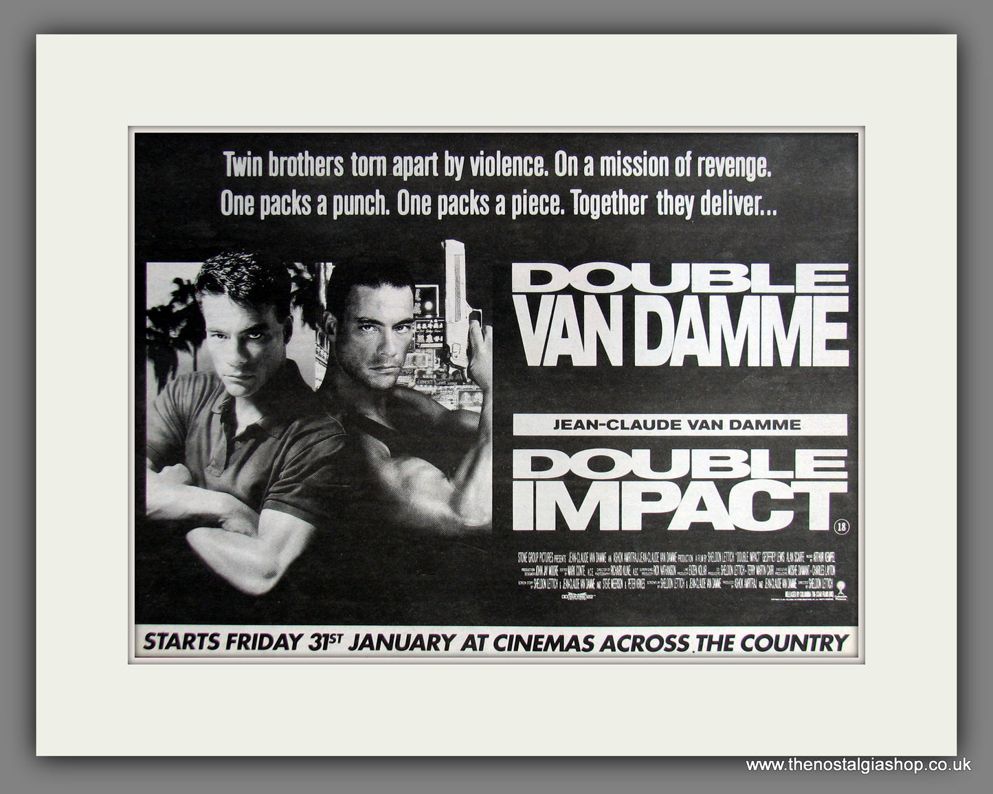 Double Impact . 1992 Original Advert (ref AD54867)