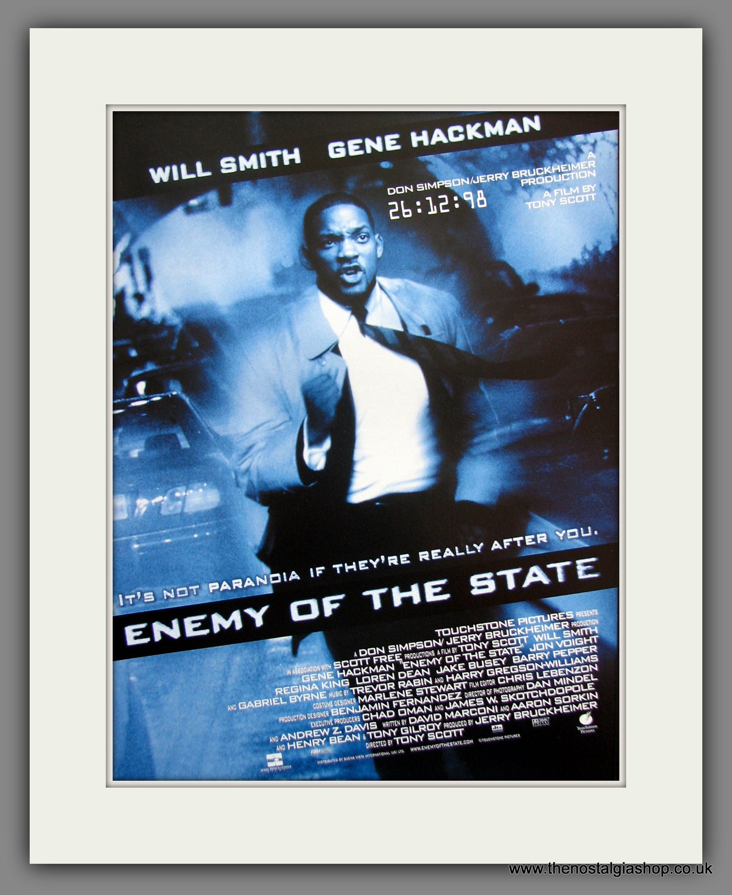 Enemy Of The State. 1998 Original Advert (ref AD54879)