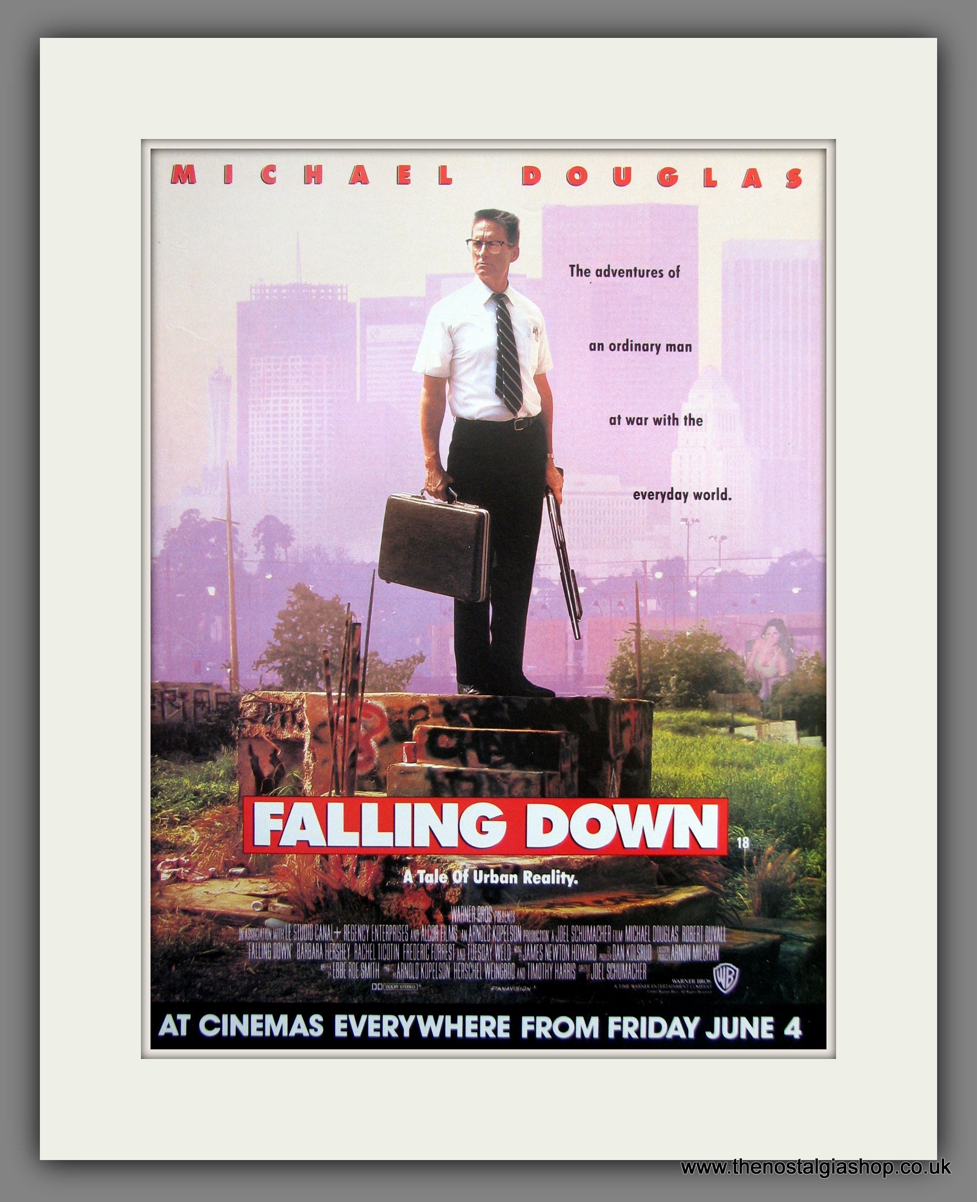 Falling Down Michael Douglas. 1993 Original Film Advert (ref AD55437 ...