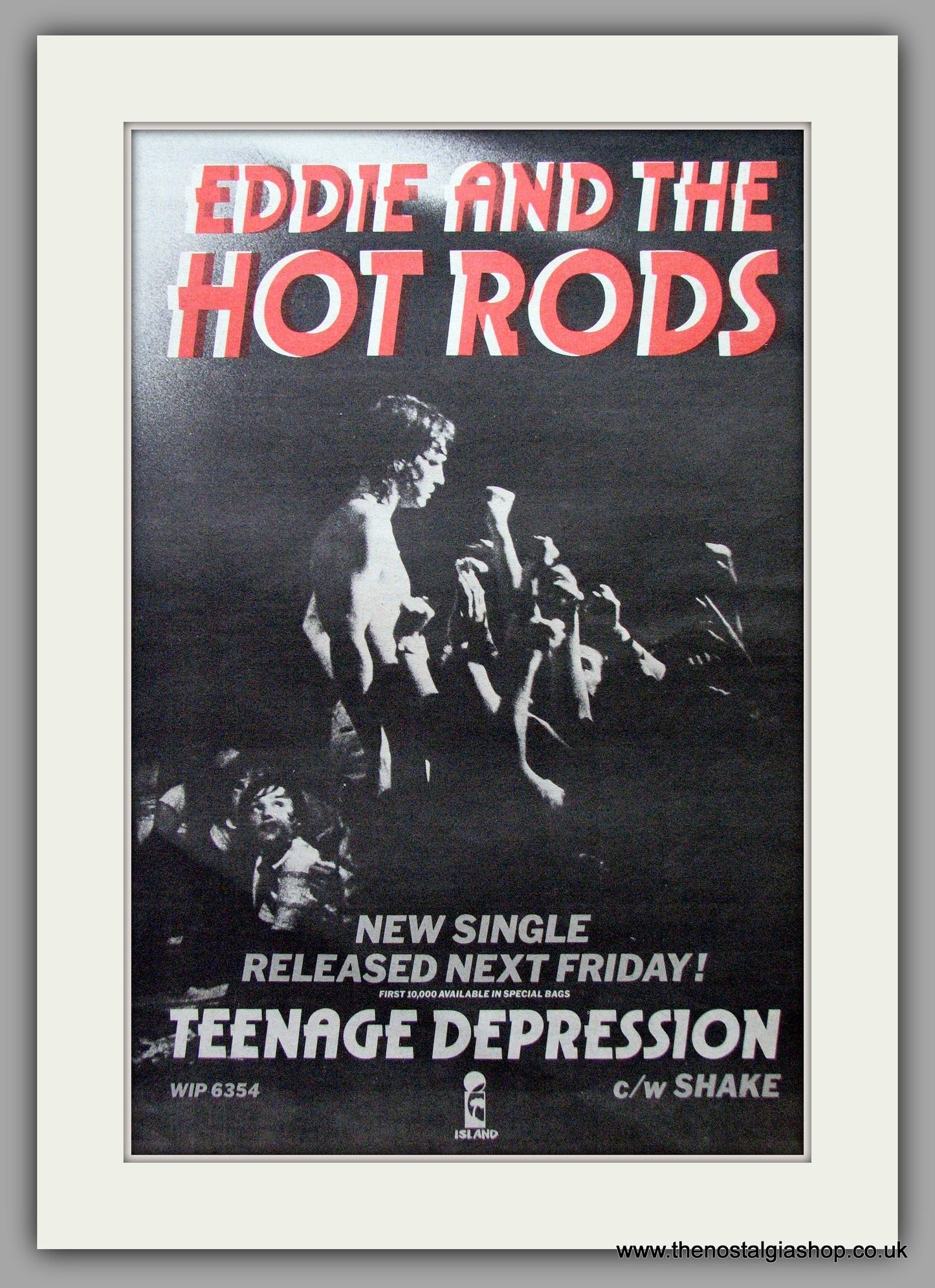 Eddie And The Hot Rods. Original Advert 1976 (ref AD9521)