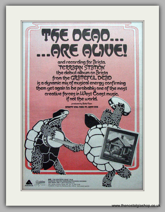 Grateful Dead. Terrapin Station. Vintage Advert 1977 (ref AD9583)