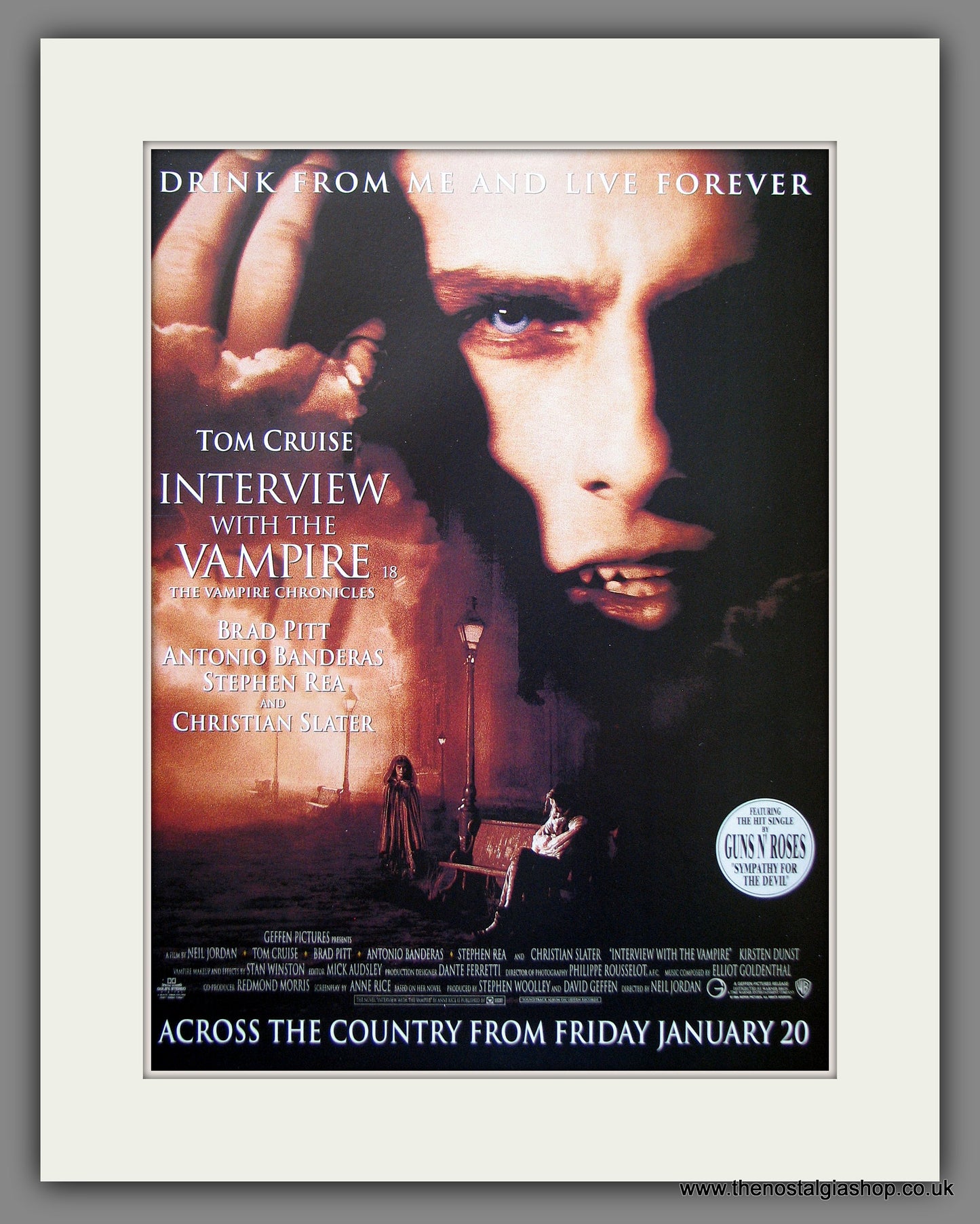 Interview With The Vampire. 1995 Original Advert (ref AD54958)