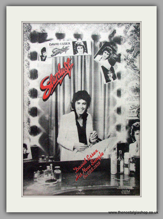 David Essex. Stardust. Vintage Advert 1974 (ref AD9591)